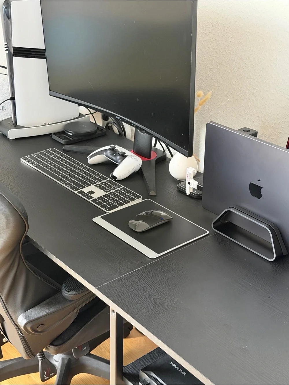 Apple Magic Mouse — Space Gray Top with Silver Sides